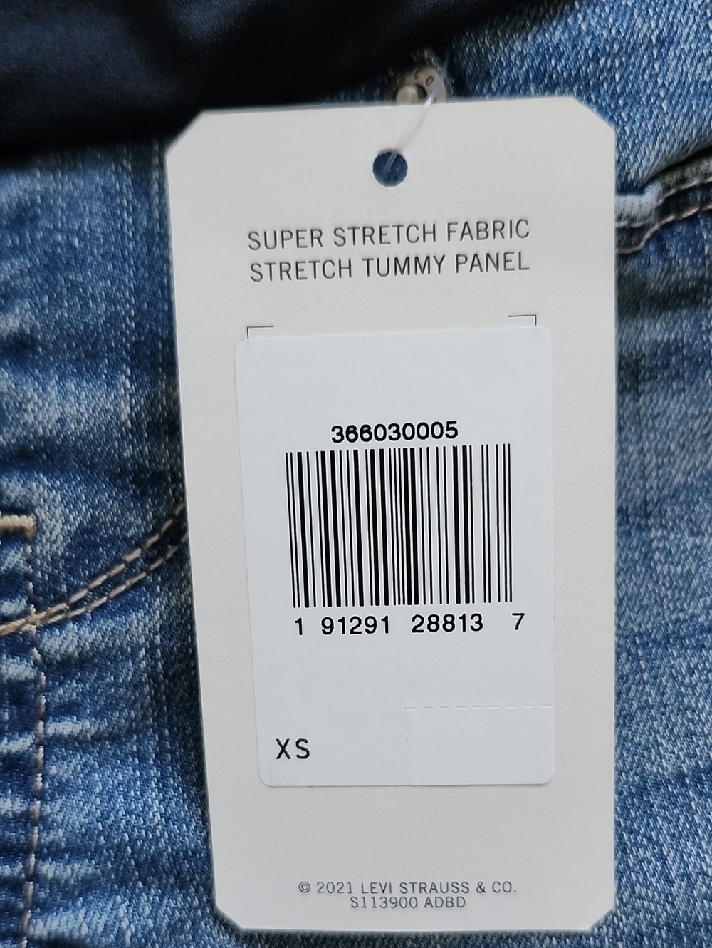 NWT Signature by Levi Strauss Gold Label Women's Maternity Skinny Jeans Size XS - Picture 4 of 11